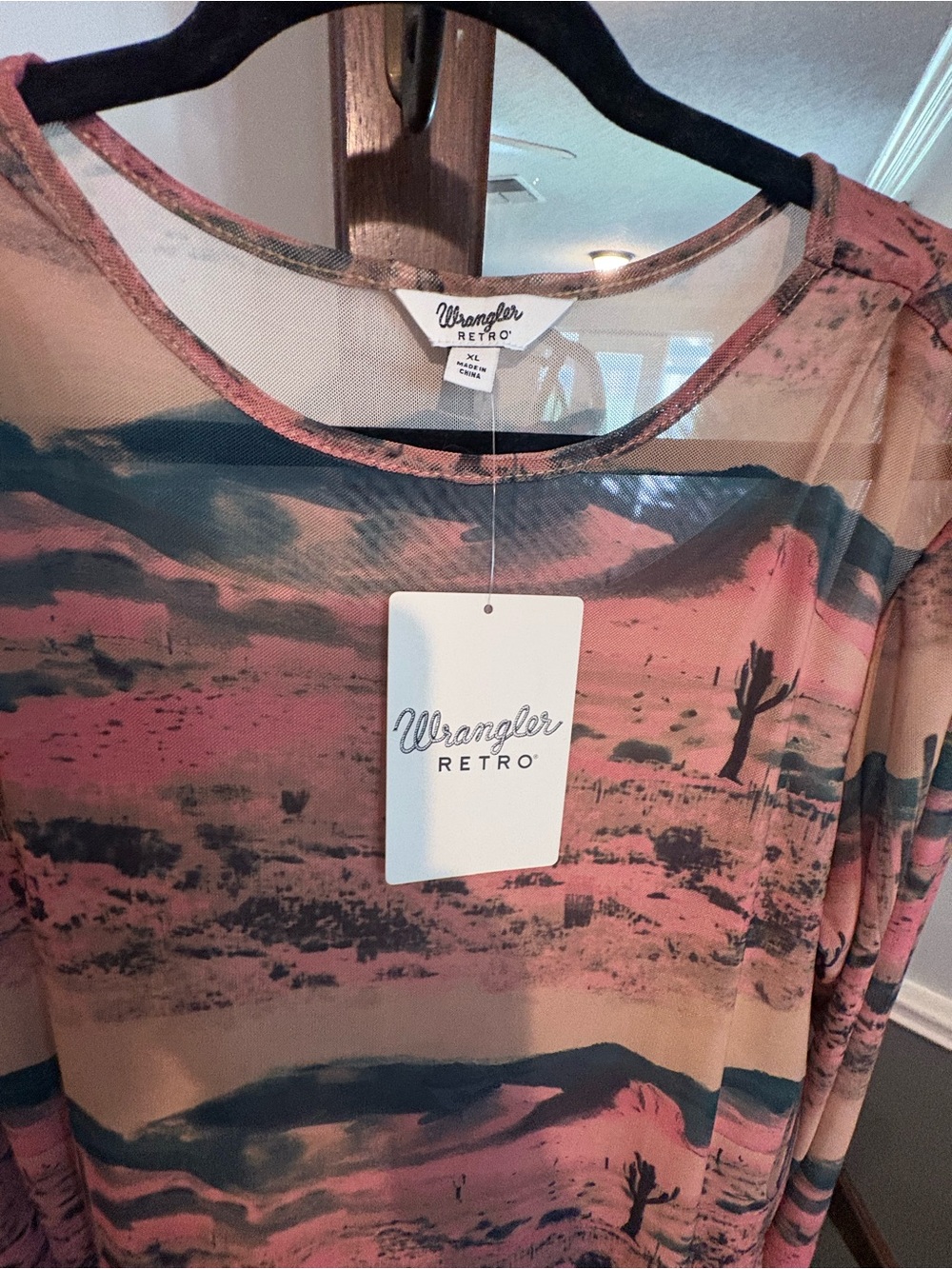 π€ Wrangler Retro Desert Print Maxi Dress | XL | NWT π€ - Picture 6 of 11